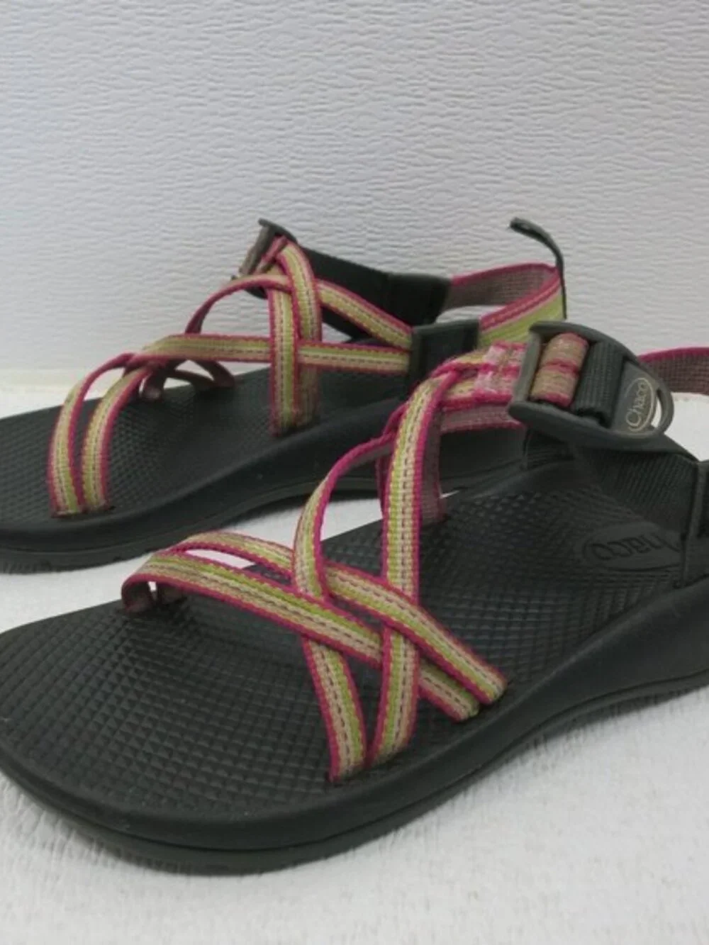 Chaco Dual Webbing Strap Adjustable Comfort Sandals Kid's Footwear 5 Y